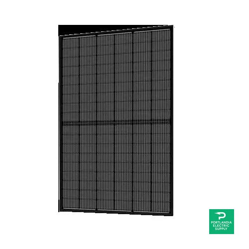 Sunmac 400W Black On Black 108 Half-cell Mono Solar Panel - SM400-M754SH-BB — front view