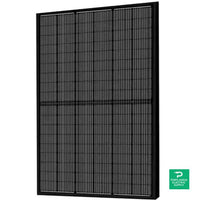 SUNMAC 405W Black On Black 108 Half-cell Mono Solar Panel - SM405-M754SH-BB
