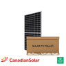 Canadian Solar CS3K 315W Silver Mono-Crystalline Solar Panel (Pallet of 30 Modules) - CS3K-315P/MS-P
