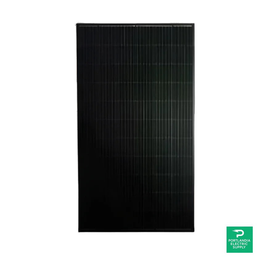 Mission Solar Energy 380W 66 Cell Perc Black/black 1000v Solar Panel. - MSE380SX5R — front view