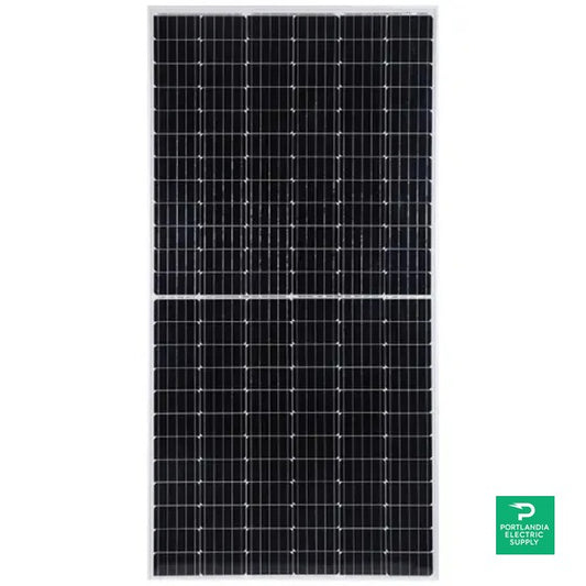 Emmvee 440W Black On Black 120 Half-cell Mono Solar Panel - E440HCM120B