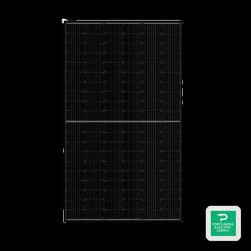 Emmvee 395W Black On Black 72 Cell Mono Solar Panel - E395M72-B — front view