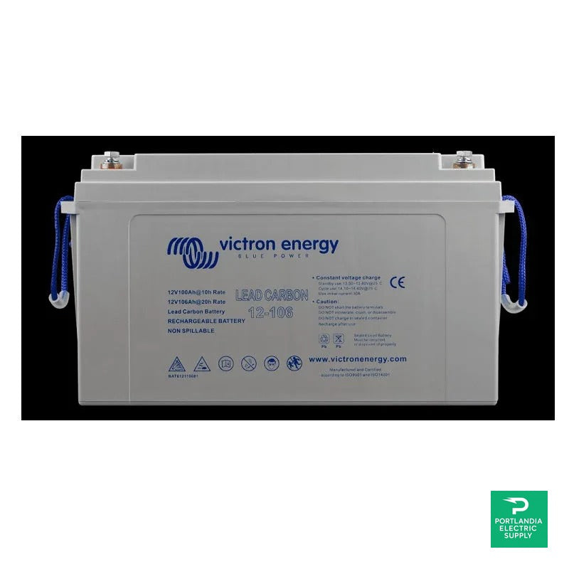 Victron Lead Carbon Battery 12V/106Ah (M8) (with threaded insert terminals) - BAT612110081