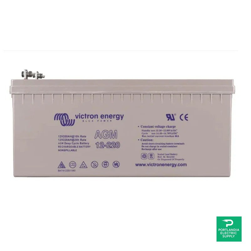 Victron 12V/220Ah AGM Deep Cycle Battery - BAT412201084
