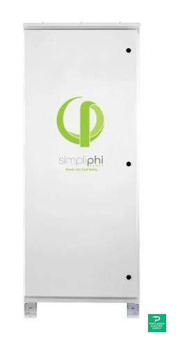 Simpliphi AccESS 15.2 (4x PHI 3.8kWh @48V) - with 6.8kW XW PR - A-4PHI-CC-SCH-PRO — side angle
