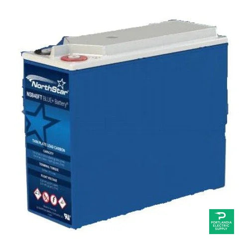 Outback Power NorthStar E+ 37Ah VRLA-AGM Pure Lead Carbon Battery - NSB40FT BLU