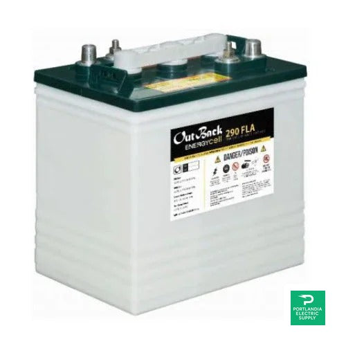 Outback Power EnergyCell 6 Volt 290Ah Deep Cycle Flooded Battery - 290FLA