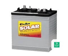 MK BATTERY DEKA 190AH 6V AGM Battery - 8AGC2-DEKA — side angle