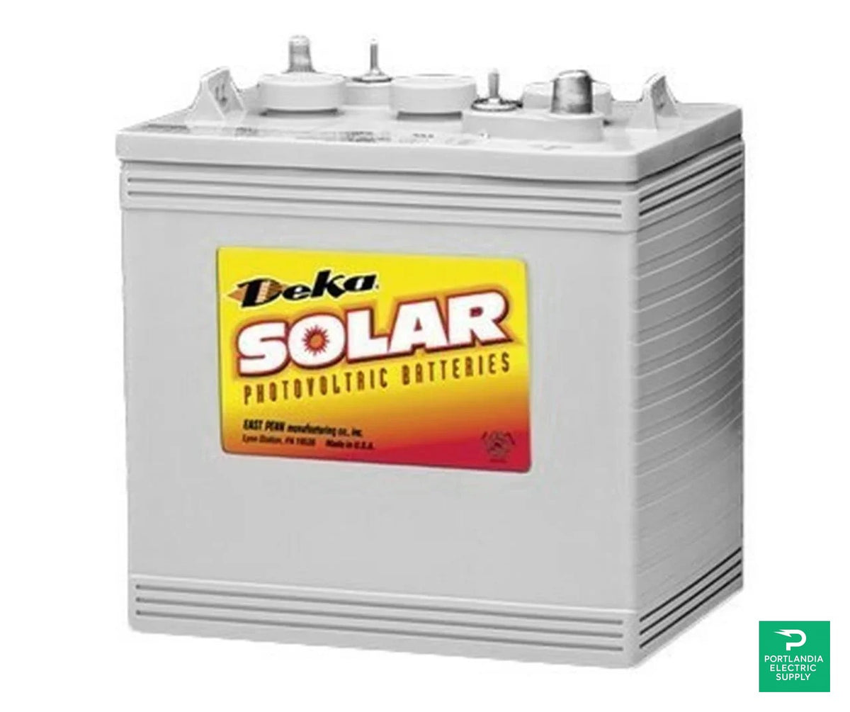 MK Battery DEKA 180AH 6V GEL Battery - 8GGC2-DEKA — front view