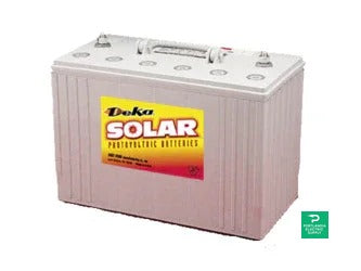 MK Battery 98AH 12V GEL Battery - 8G31-DEKA — side angle