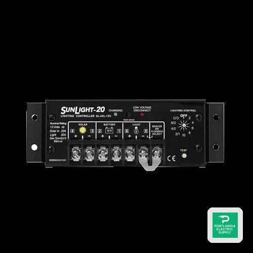 Morningstar Sunlight 12VDC PWM Charge Controller - SL-20L-12V 20A