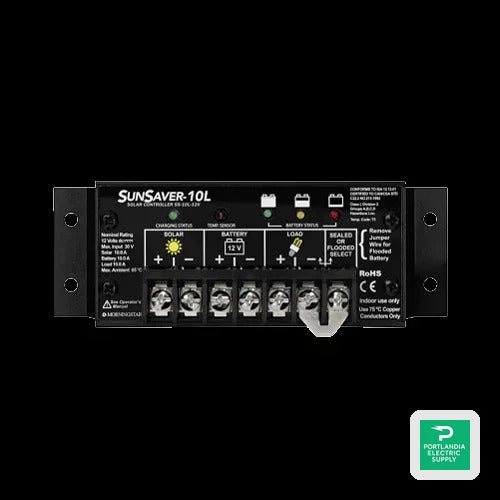 Morningstar Sunsaver 12VDC Pwm Charge Controller - SS-10L-12V 10A