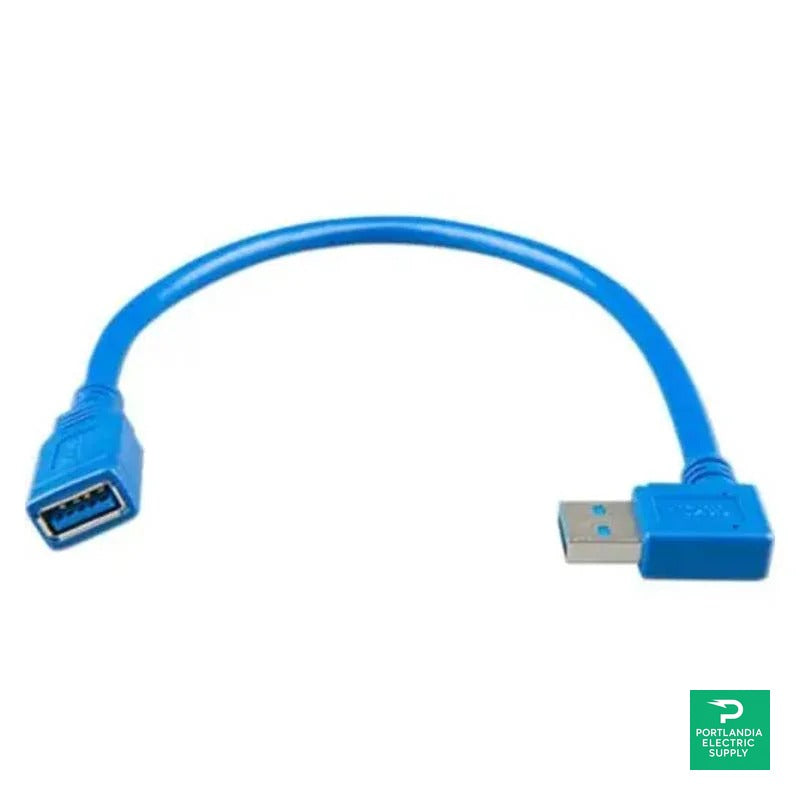 Victron USB extension cable 0.3m one side right angle (for Color Control in wall mount enclosure) - ASS060000100