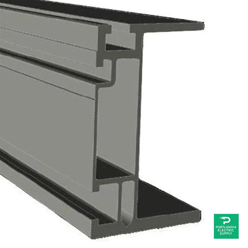 Unirac SMHD RAIL 168 MILL - 410168M — front view