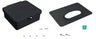 Quick Mount The roof-mount JayBox comes with a JayBox a flashing and two deck screws. - QM-JBX-RF01-B1 — side angle