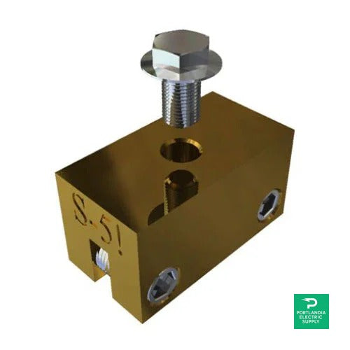 S-5! Brass Mini Attachment Clamps for Copper Roofs - S-5-B