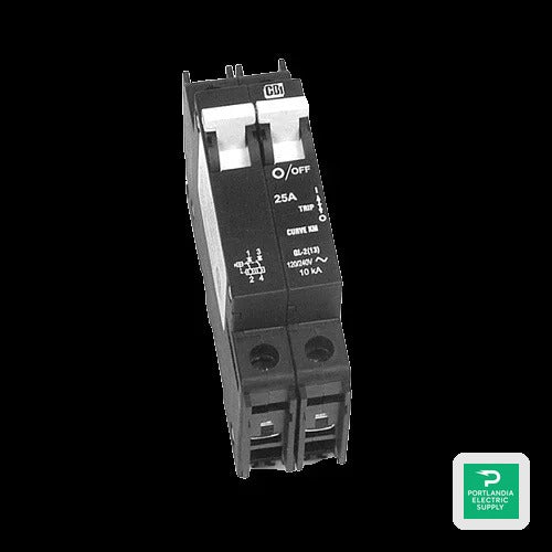 Outback Power 20 Amp 120 / 240 VAC Dual Pole DIN Mount Breaker - DIN-20D-AC