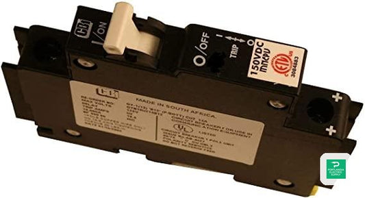 Midnite Solar Circuit Breaker 1A 150VDC 1-POLE Din Mount - MNEPV1
