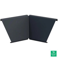Ironridge Contour Black Trim Inside Corner Cap - CTR-IN-01-B1
