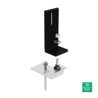 IronRidge Tile Replacement Base in Black - KOB-1L02-B1