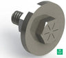 UniRac Roof Mount RM5 Hardware kit for Wind Deflector - 310861