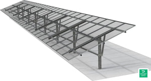 Unirac GFT 166' (14') Mill Ground Tilt Rail - 411166m