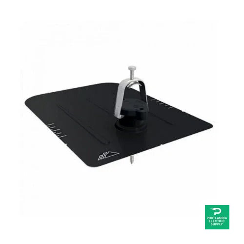 IronRidge Black Comp Shingle Conduit Mount - FM-CM-001-B