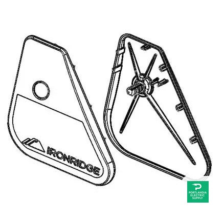 Ironridge FX RAIL-LESS Trim Cap - FX-TRIM-CAP