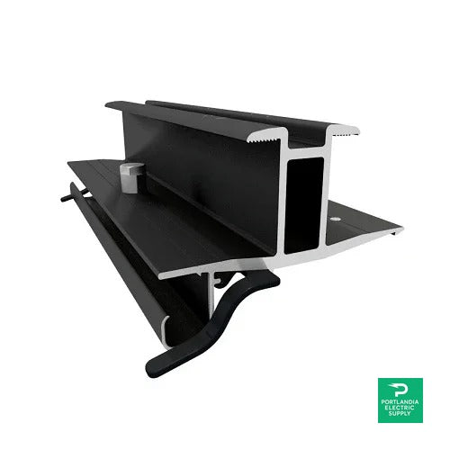 Ironridge 40mm Black FX Rail-Less Bridge - FX RAIL-LESS FX-BRIDGE-40MM-B