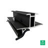 Ironridge 40mm Black FX Rail-Less Bridge - FX RAIL-LESS FX-BRIDGE-40MM-B
