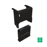 Unirac Nxt Horizon Rail & Clamp Cap Kit - ENDCAPD1 — side angle