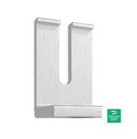 Quick Mount (L-Foot Open Slotted Mill) Quick Mount Single Slot L-Foot Only Mill Finish - QM-LF-M1