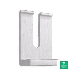 Quick Mount (L-Foot Open Slotted Mill) Quick Mount Single Slot L-Foot Only Mill Finish - QM-LF-M1