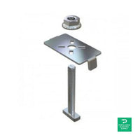DPW Clear Mid Clamp 40-46mm Mid AMP Clamp with RAD Turn Bolt - PA-GMC-40-46-RAD