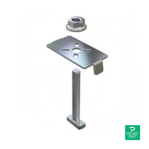 DPW Clear Mid Clamp 40-46mm Mid AMP Clamp with RAD Turn Bolt - PA-GMC-40-46-RAD