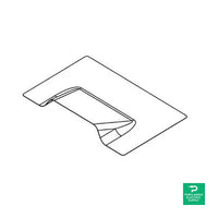 Quick Mount Mill Tile Hook Flashing - QM-THDF-01-M1