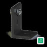 Unirac Solarmount Dark Serrated L-foot - 304001D — side angle