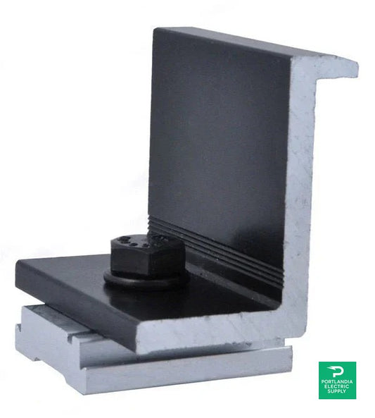 Prosolar Rooftrac Black End Clamp 39.9-40.4mm - C1572EC-1B-G
