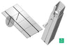 UNIRAC 12" Clear Adjustable Tilt Leg - 307107M