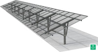 Unirac GFT 246" (21) Mill Ground Tilt Rail - 411246M