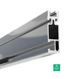 Unirac Solarmount 246" (21) Clear RAIL - 310246C — side angle
