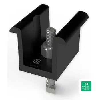 Unirac Solarmount Dark Mid Clamp 30-51mm - 302030D