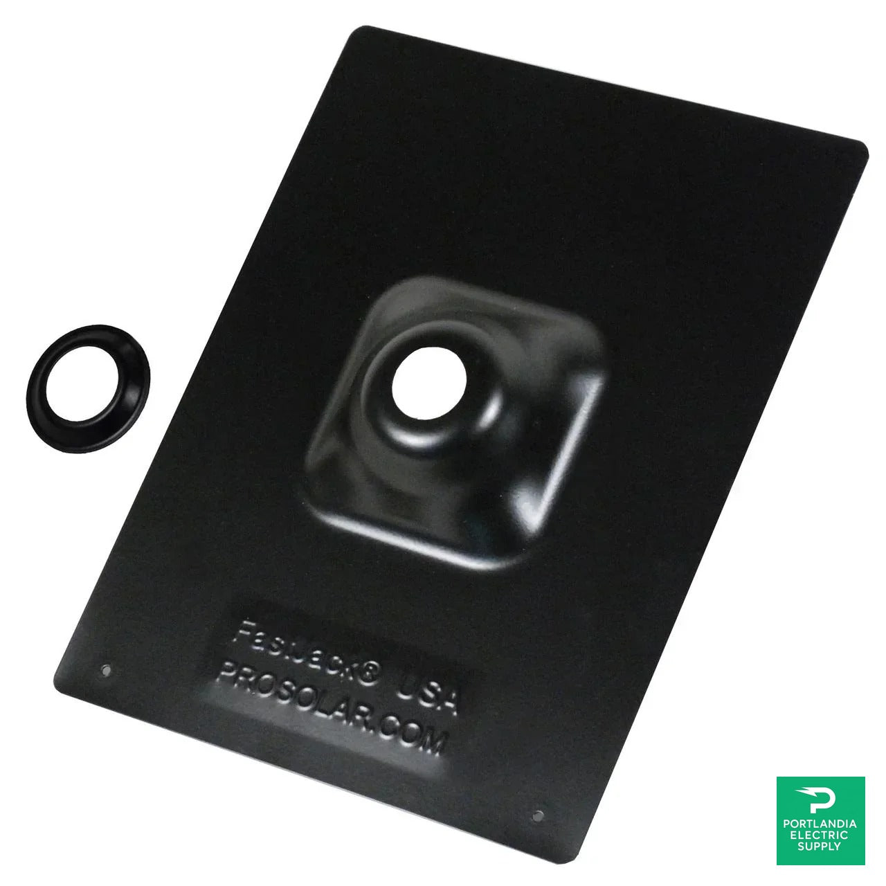 Prosolar Fastjack Black Flashing And Collar - FJE-FLASH-1