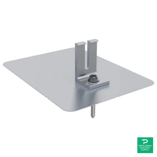 Quick Mount MILL 9" X 12" Flashing With L-foot - QM-LM-01-M1