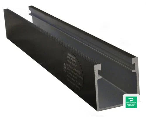 ProSolar RoofTrac 172" (14) Black 2" Deep Rail - R172-2.0B
