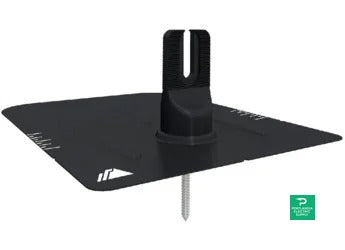 Ironridge Flashfoot2 Black Comp Shingle Flashing - FF2-01-B2