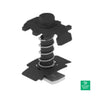 K2 SYSTEMS Dark Mid Clamp 30-47MM - 4000602-H — front view