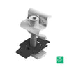 K2 System end clamp Mill 30-40mm pack of 20 - 4000090 — front view