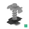 K2 System mid clamps Mill 30-47mm 13mm Hex pack of 20 - 4000601-H — front view