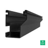 K2 System Crossrail 48 X 166 Rail Dark - 4000663 — front view
